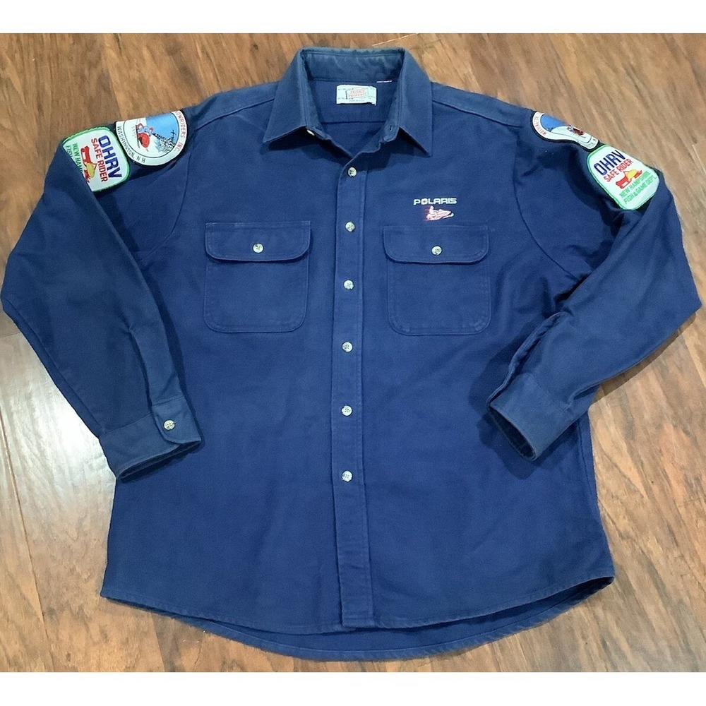 Vintage Private Property Flannel Shirt Adult  Mens USA Made Look At Measurements